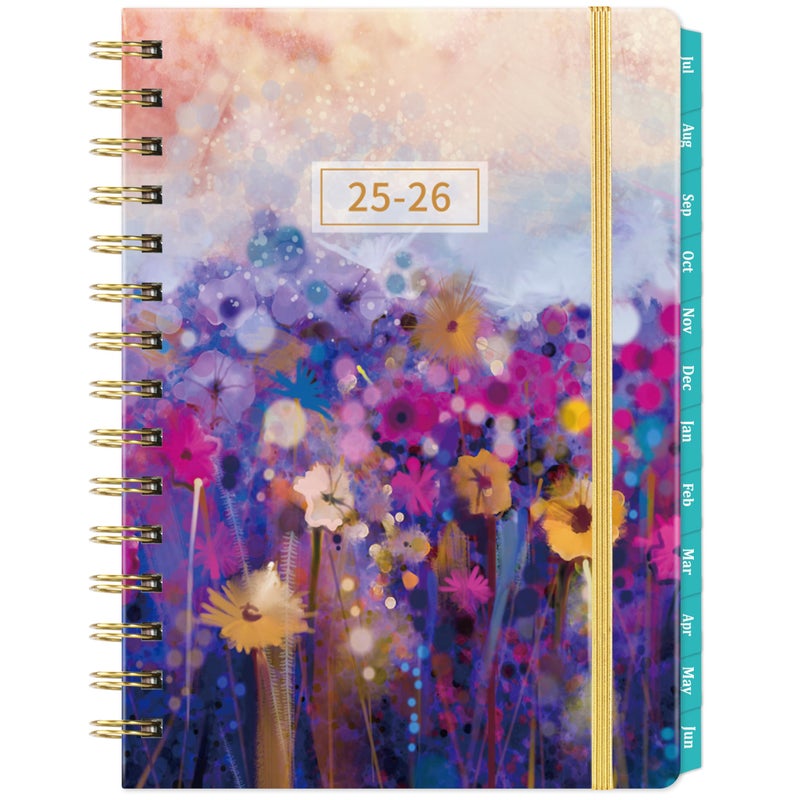 MaaIbok 2025-2026 Planner - Planner 2025-2026 Daily Weekly and Monthly, Jul 2025 - Jun 2026, Academic Planner 2025-2026, 12 Monthly Tabs, 6.3    8.4, Inner Pocket, Hardcover, Perfect for Organization - Image 1